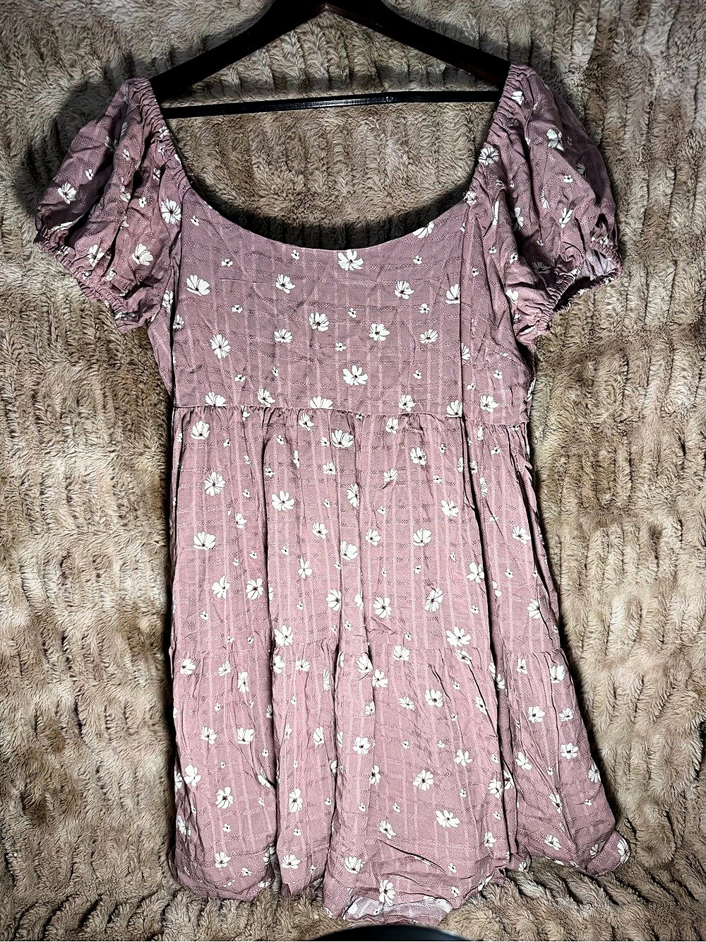 LoveSick Floral Mini Dress in Pink Size 1X NWT